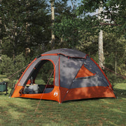 Koepeltent 355x306x176 cm grijs oranje
