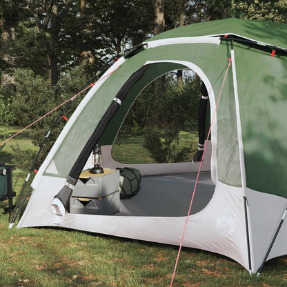 Koepeltent met Verwijderbare Regenkap Groen 8-persoons