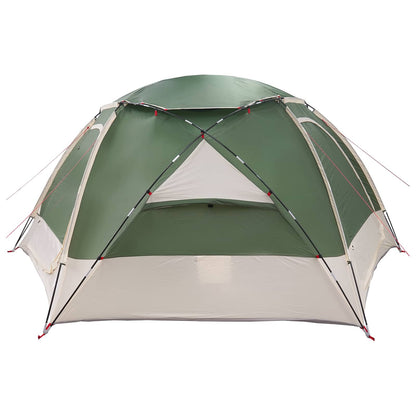 Koepeltent met Verwijderbare Regenkap Groen 8-persoons