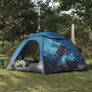 Koepeltent 8-persoons blauw 470x410x203 cm