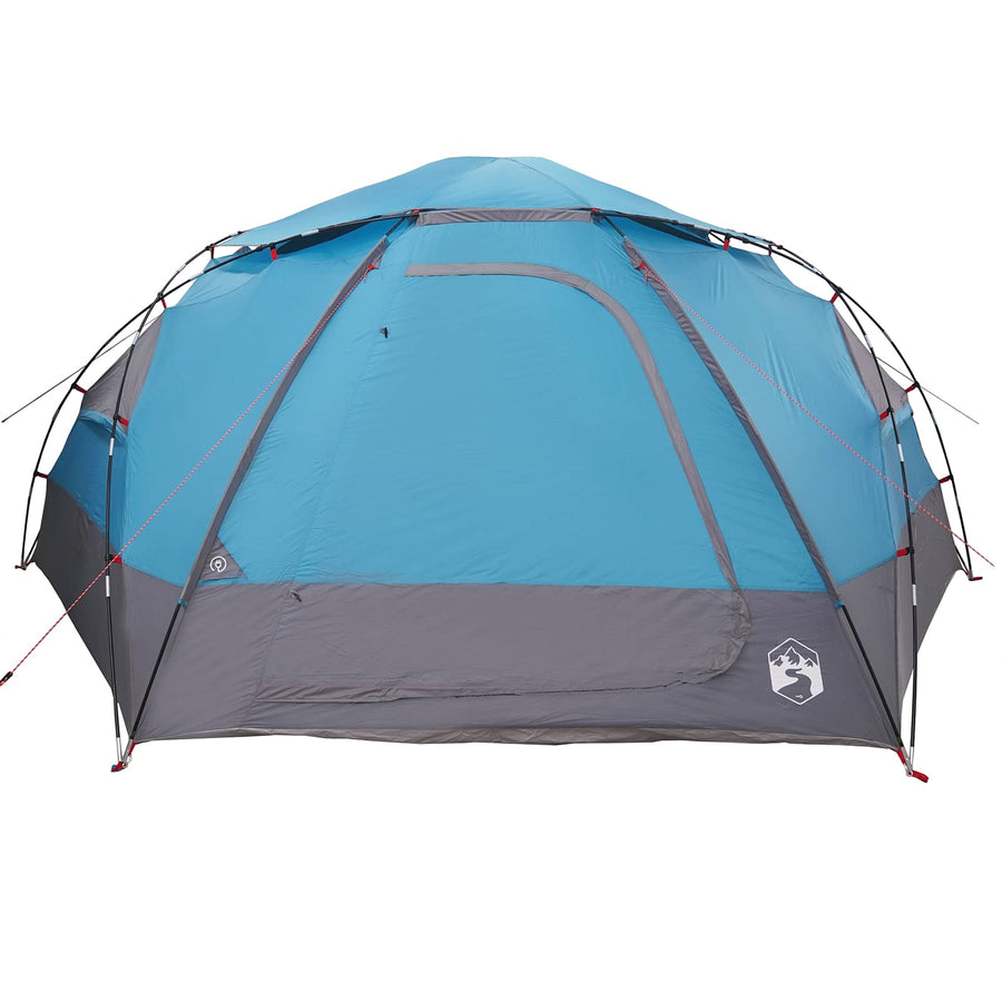 Koepeltent met Verwijderbare Regenkap Blauw 8-persoons