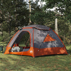 Dome Tent with Removable Rainfly Grey and Orange