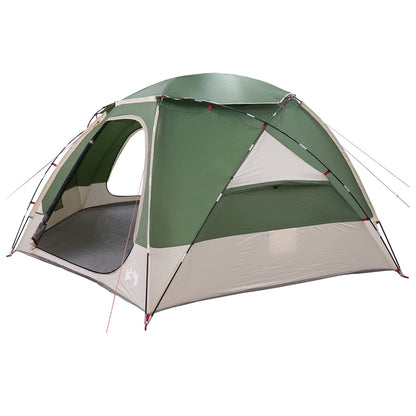 Koepeltent met Verwijderbare Regenkap Groen 12-Persoons