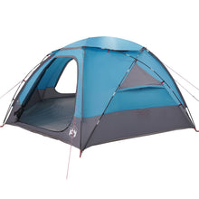 Koepeltent met Verwijderbare Regenkap Blauw 12-Persoons