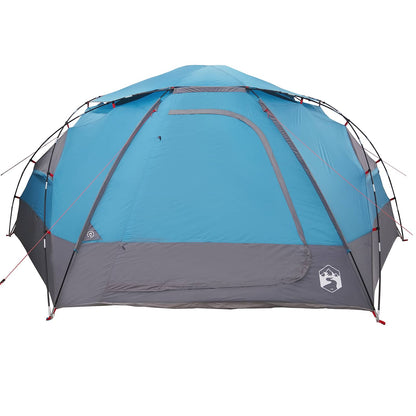 Koepeltent met Verwijderbare Regenkap Blauw 12-Persoons