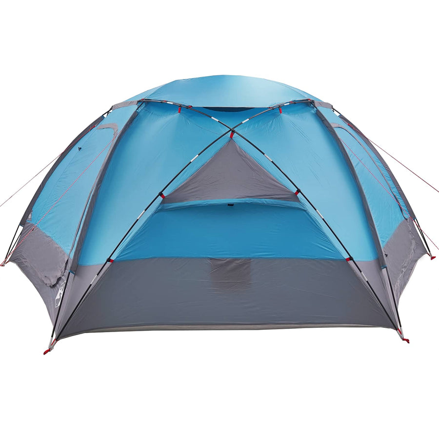 Koepeltent met Verwijderbare Regenkap Blauw 12-Persoons