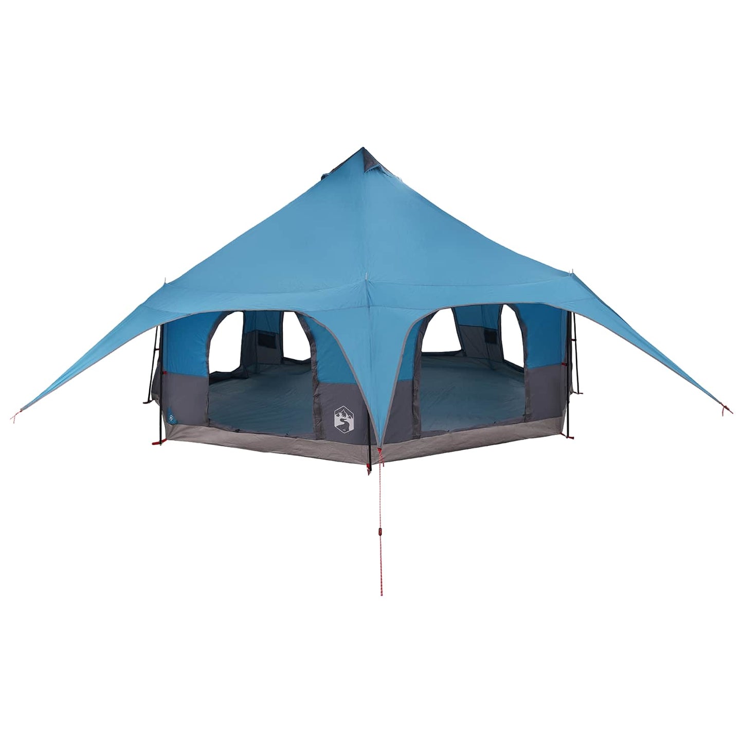 Gezinstent Blauw 10-persoons 185T Polyester met PU Coating