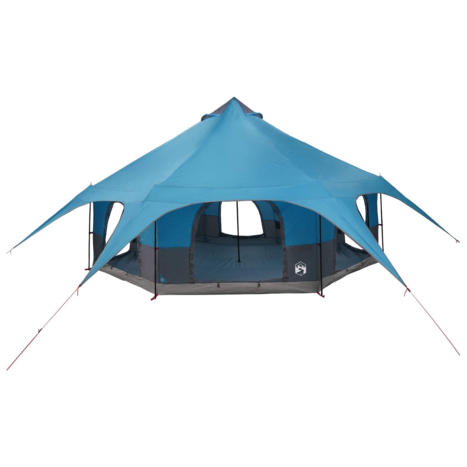 Gezinstent Blauw 10-persoons 185T Polyester met PU Coating