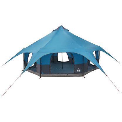 Gezinstent Blauw 10-persoons 185T Polyester met PU Coating
