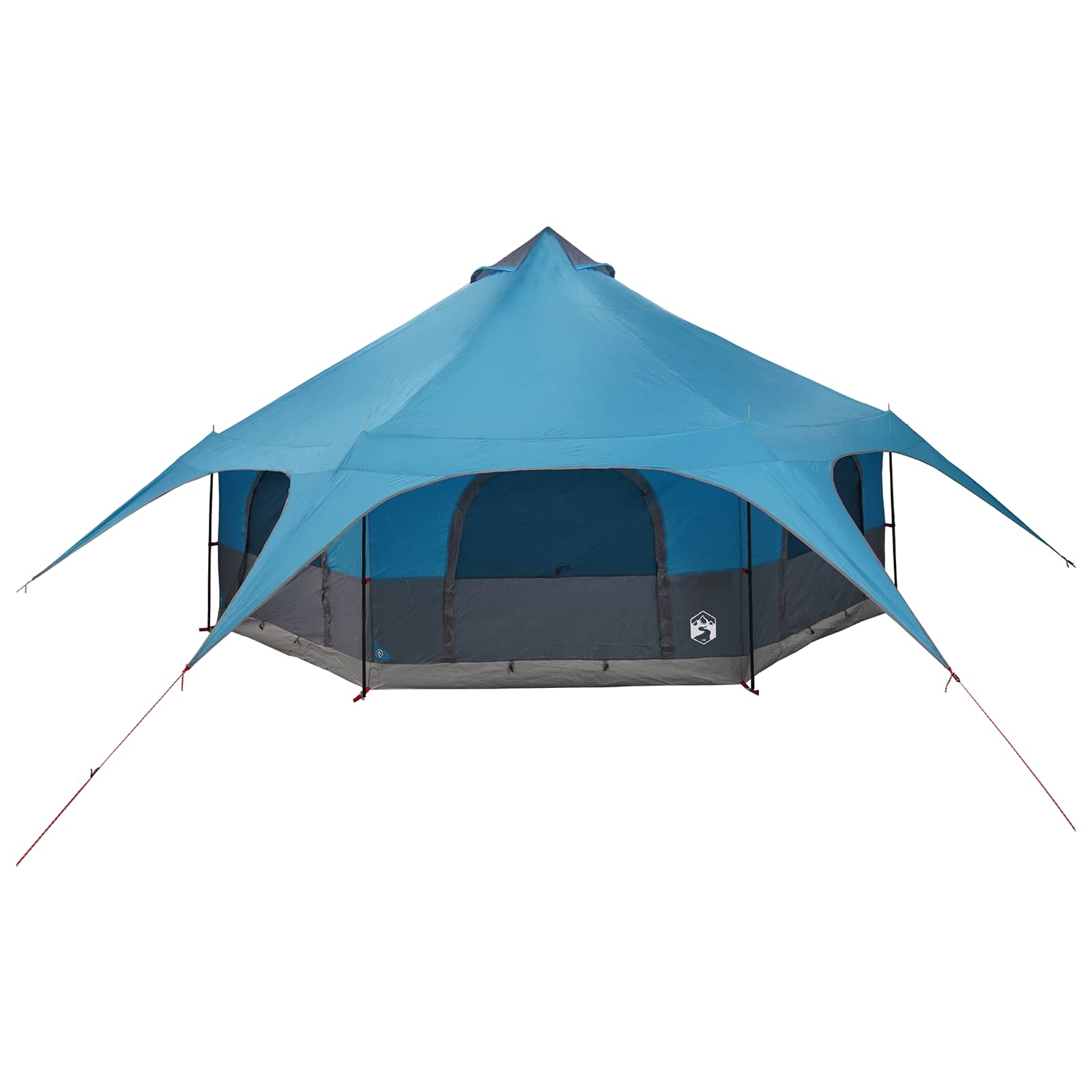 Gezinstent Blauw 10-persoons 185T Polyester met PU Coating