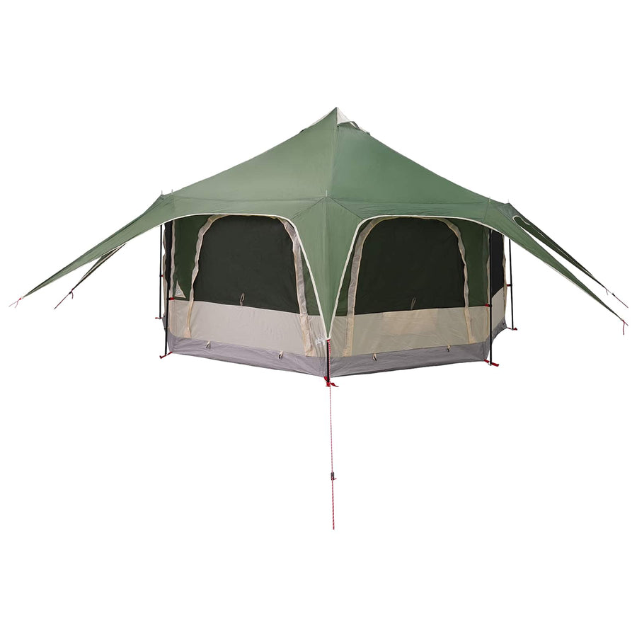 Gezinstent Groen 5-persoons 185T Polyester met PU Coating