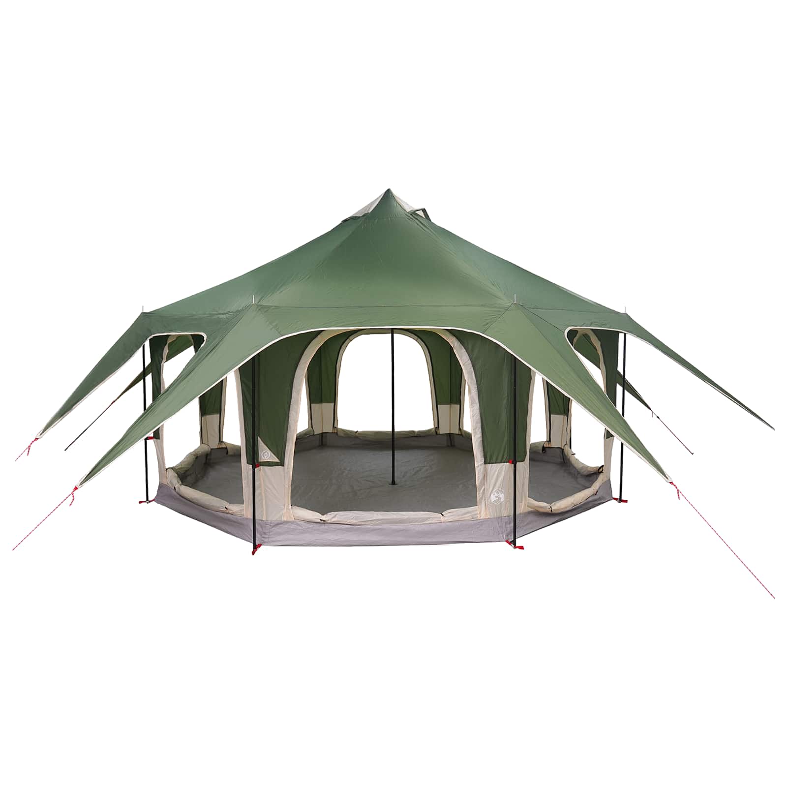 Gezinstent Groen 5-persoons 185T Polyester met PU Coating