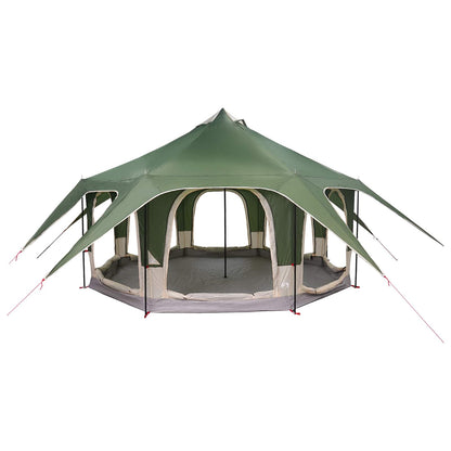 Gezinstent Groen 5-persoons 185T Polyester met PU Coating