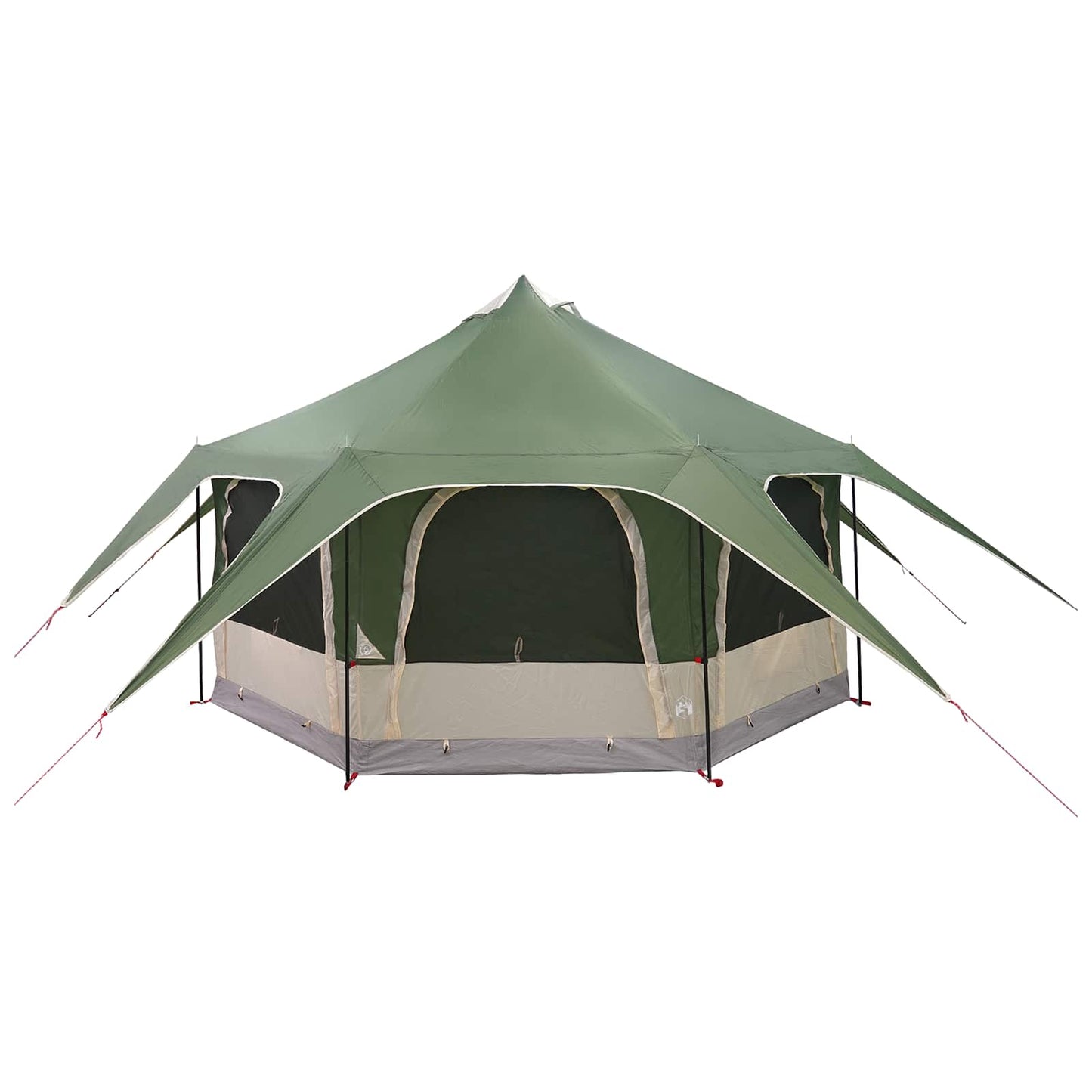 Gezinstent Groen 5-persoons 185T Polyester met PU Coating