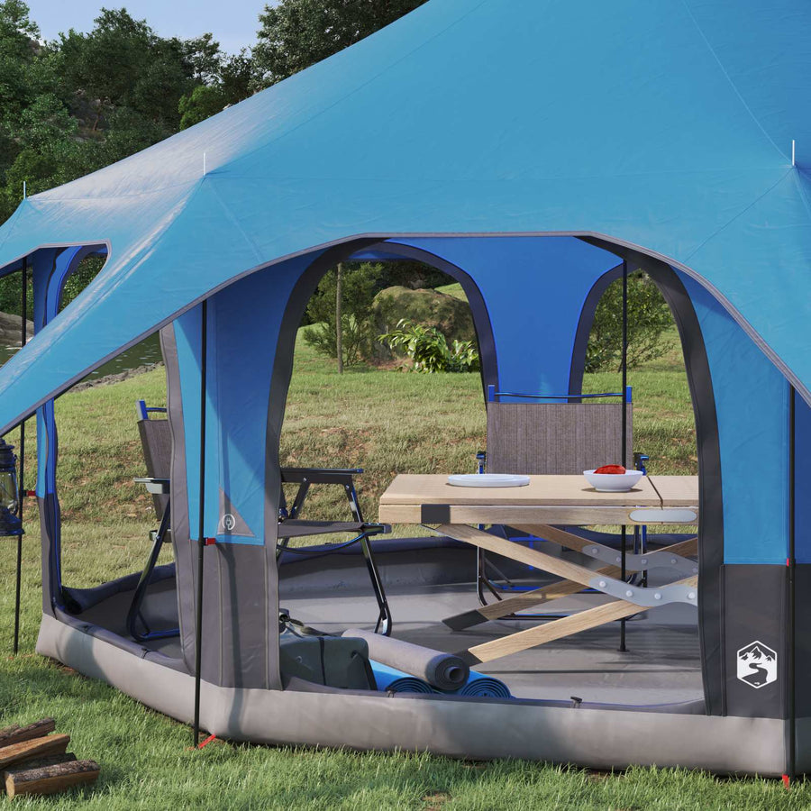 Gezinstent Blauw 5-persoons 185T Polyester met PU Coating