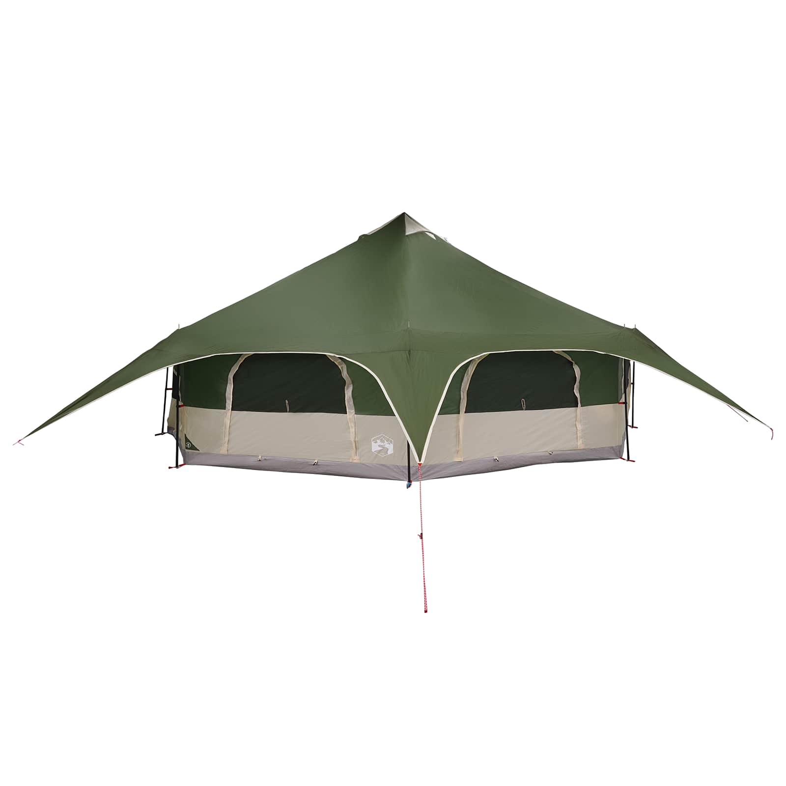 Gezinstent Groen 18-Persoon 185T Polyester met PU Coating