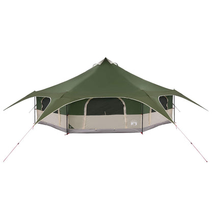 Gezinstent Groen 18-Persoon 185T Polyester met PU Coating