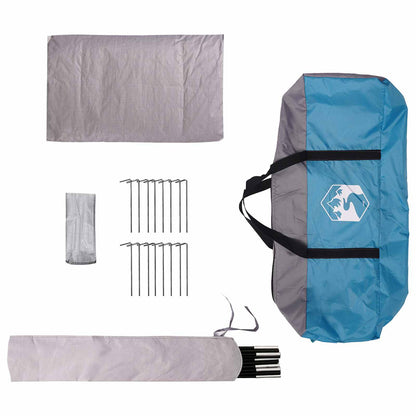 Gezinstent Blauw 18-Persoon 185T Polyester met PU Coating