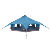 Gezinstent blauw 18-persoons 540x540x335 cm polyester