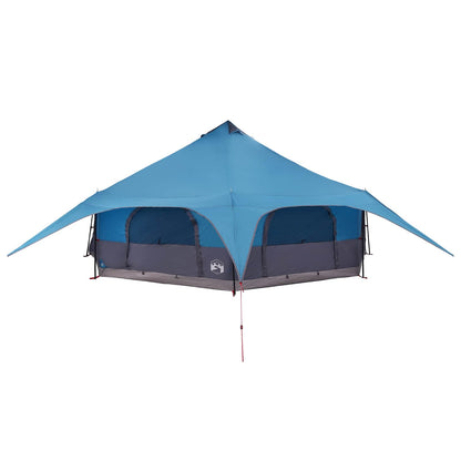 Gezinstent Blauw 18-Persoon 185T Polyester met PU Coating