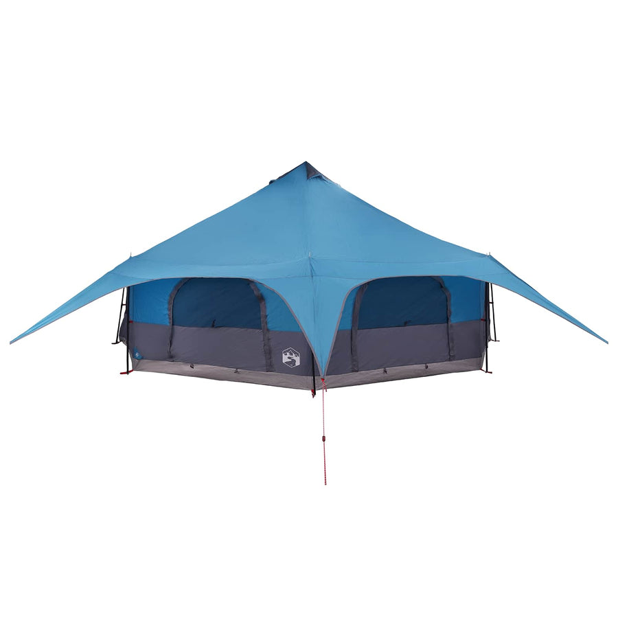 Gezinstent Blauw 18-Persoon 185T Polyester met PU Coating