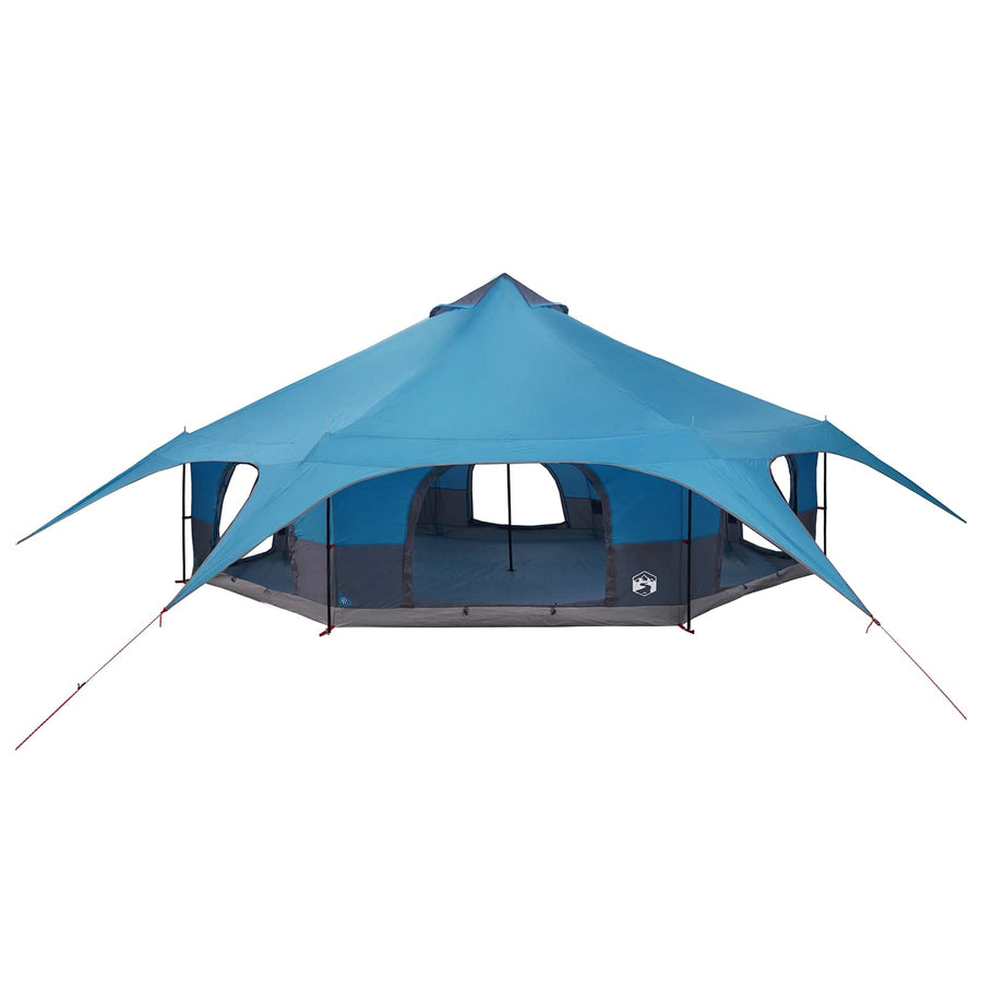 Gezinstent Blauw 18-Persoon 185T Polyester met PU Coating