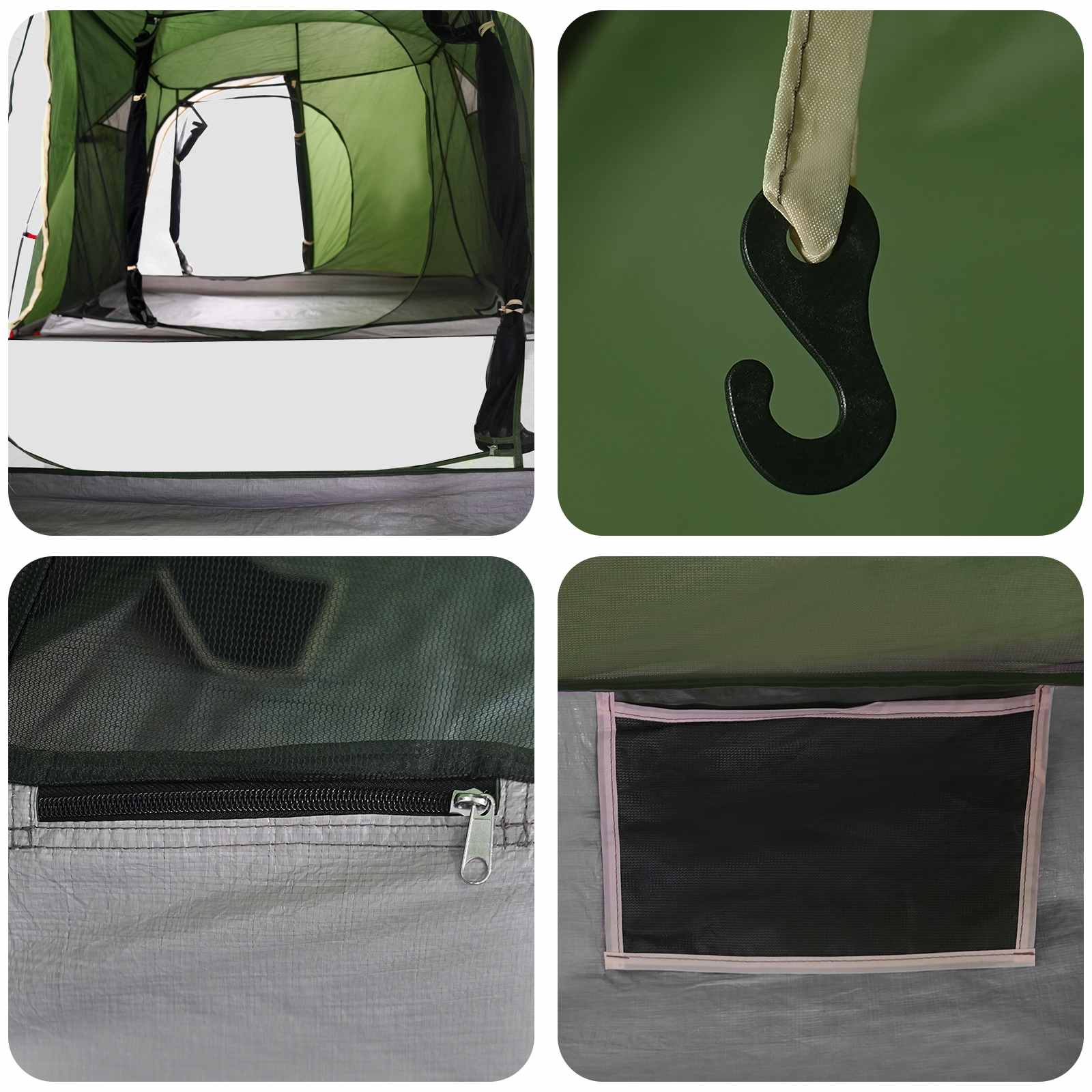 Tunneltent Groen 520 x 260 x 175 cm