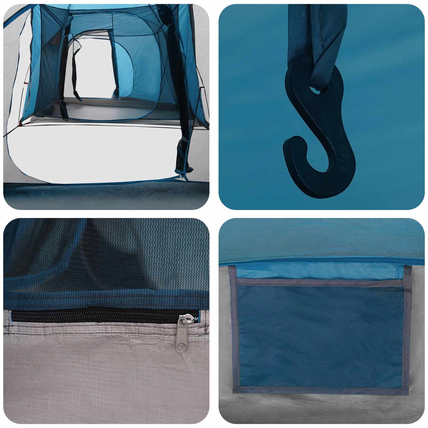 Tunneltent Blauw 520 x 260 x 175 cm