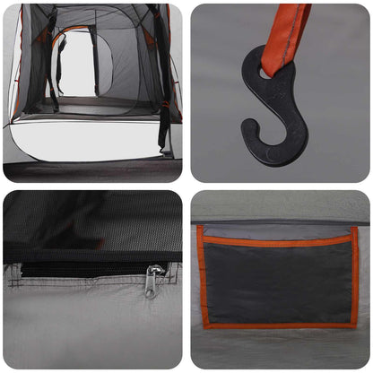 Tunneltent Grijs en Oranje 520 x 260 x 175 cm