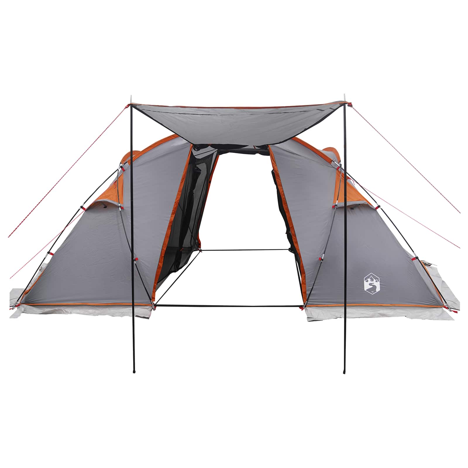 Tunneltent Grijs en Oranje 520 x 260 x 175 cm