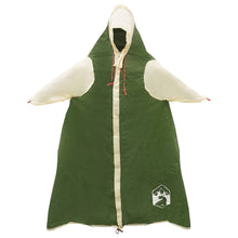 2-in-1 Regen Poncho met Kap Groen 262 x 126 x 130 cm
