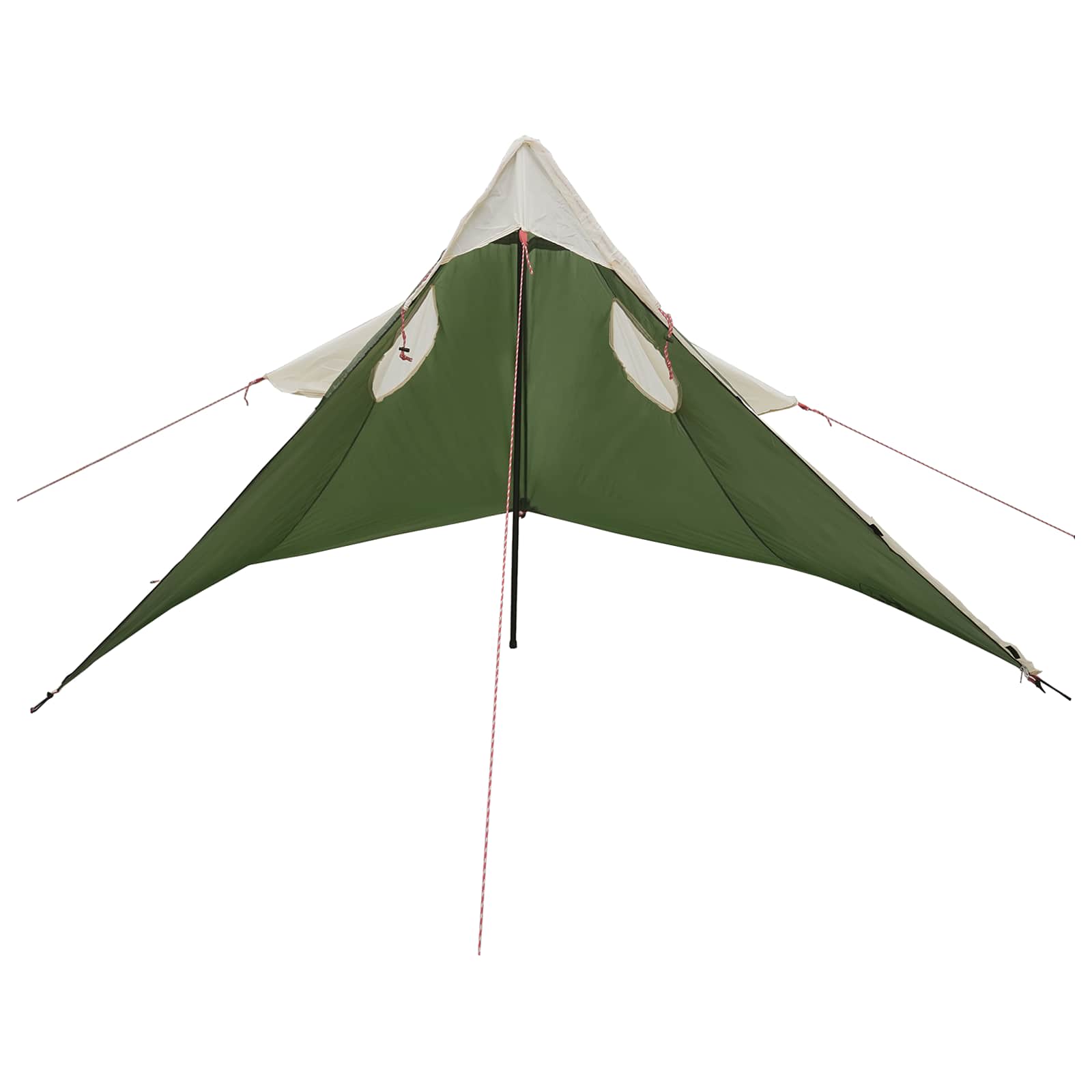 2-in-1 Regen Poncho met Kap Groen 262 x 126 x 130 cm