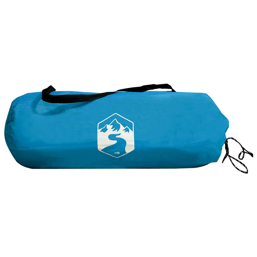 2-in-1 Regen Poncho met Kap Blauw 262 x 126 x 130 cm