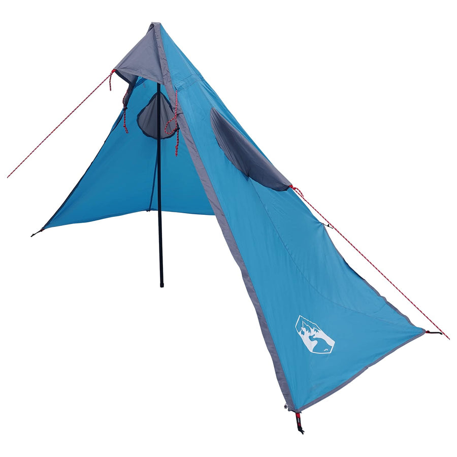 2-in-1 Regen Poncho met Kap Blauw 262 x 126 x 130 cm