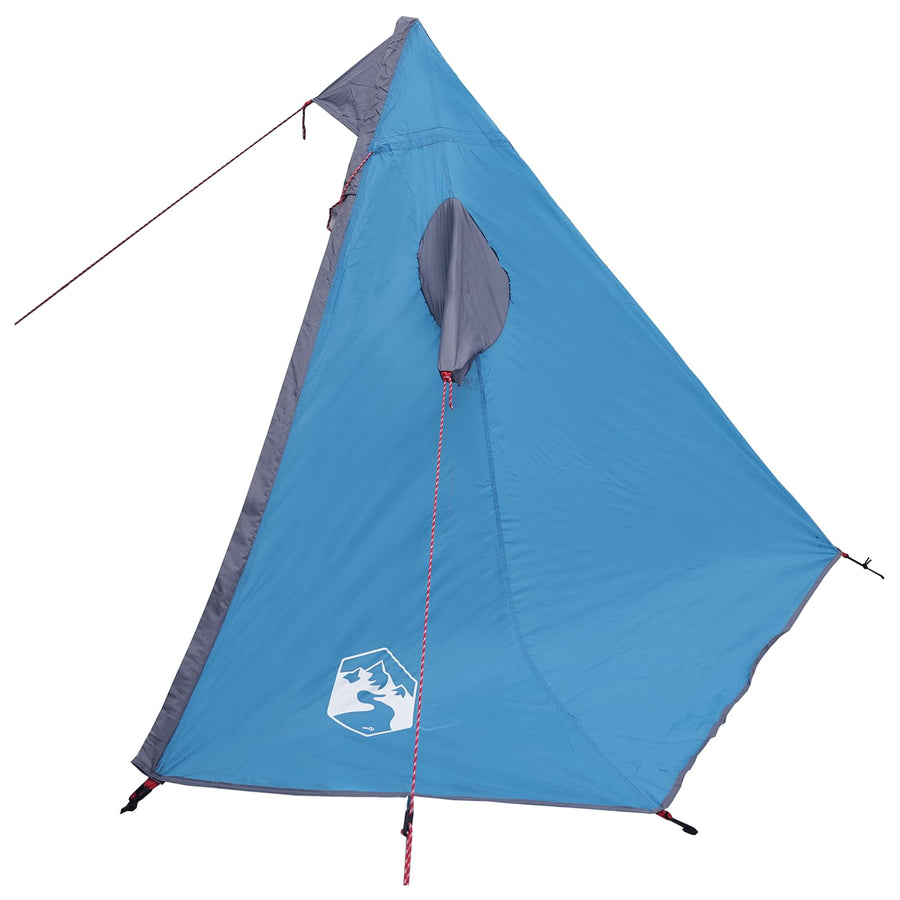 2-in-1 Regen Poncho met Kap Blauw 262 x 126 x 130 cm
