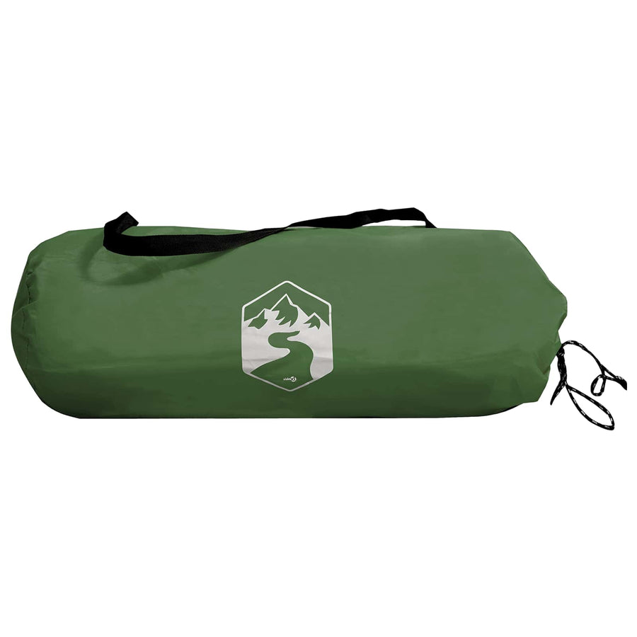 Backpacking Tent Groen 2-persoons 185T Polyester met PU Coating