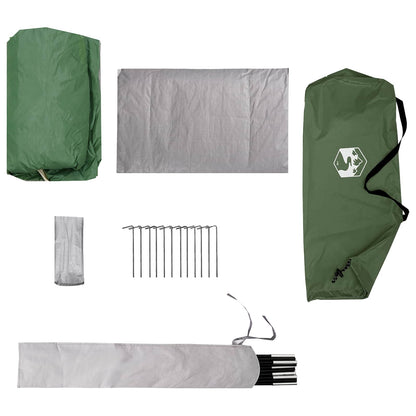 Backpacking Tent Groen 2-persoons 185T Polyester met PU Coating