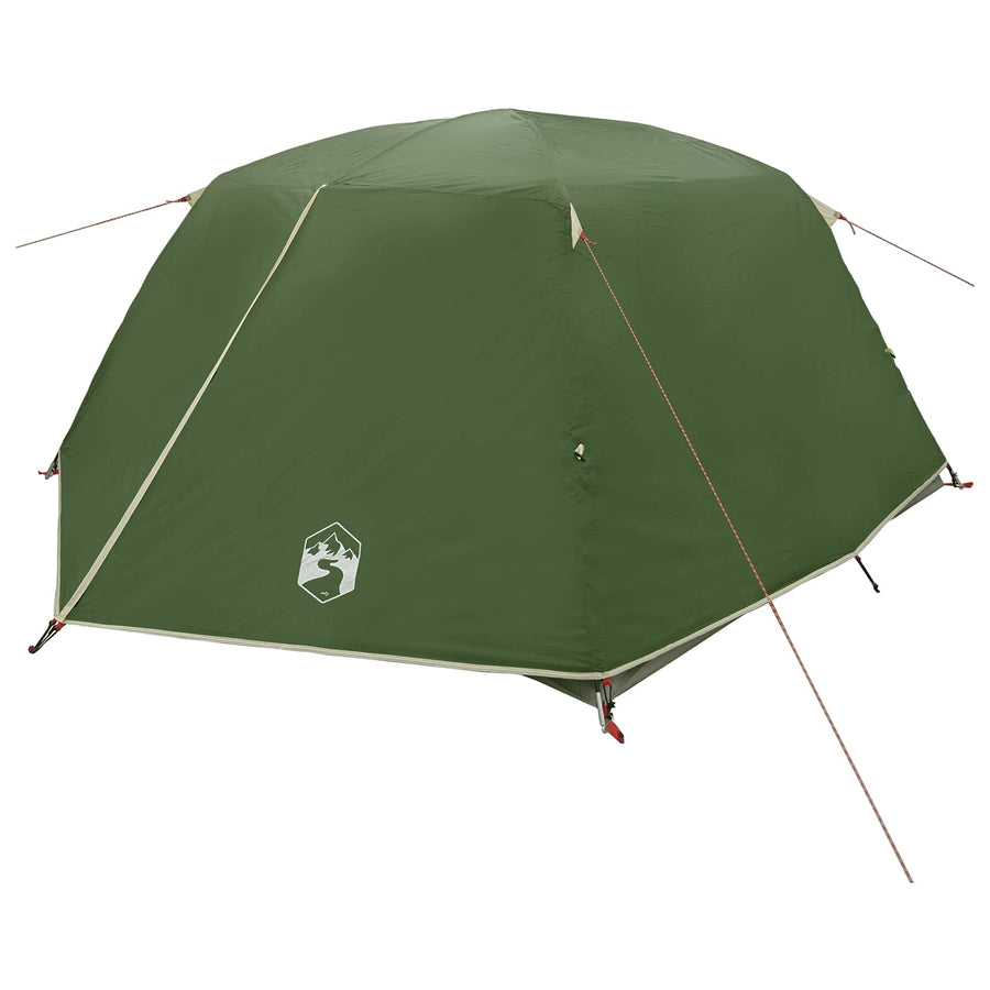 Backpacking Tent Groen 4-persoons 185T Polyester met PU Coating