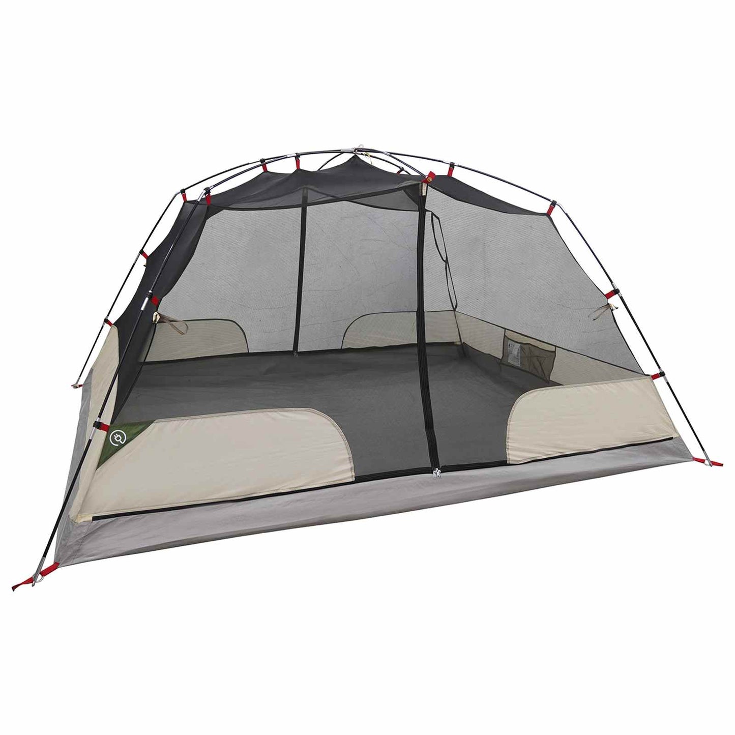 Backpacking Tent Groen 4-persoons 185T Polyester met PU Coating