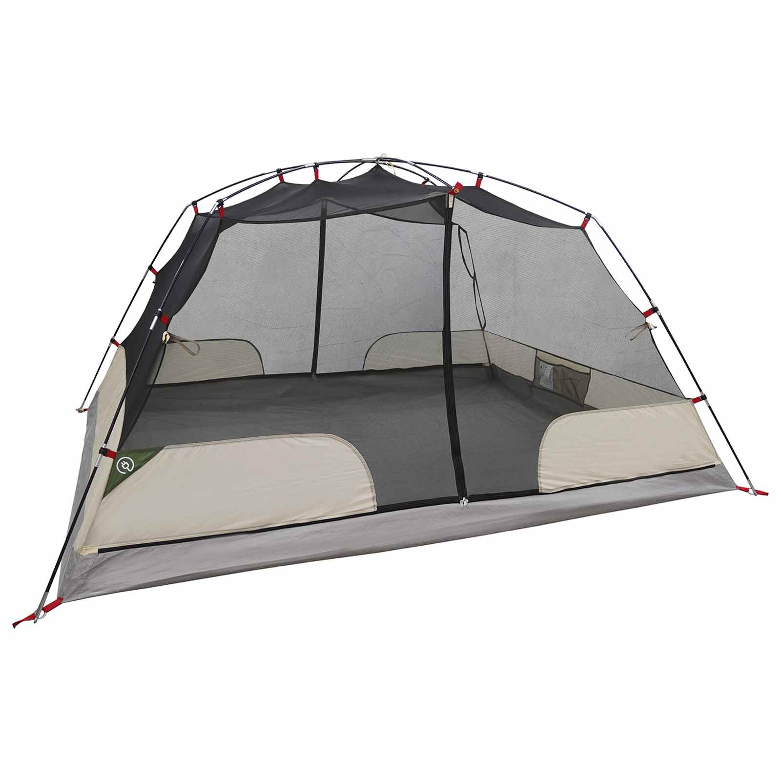 Backpacking Tent Groen 4-persoons 185T Polyester met PU Coating