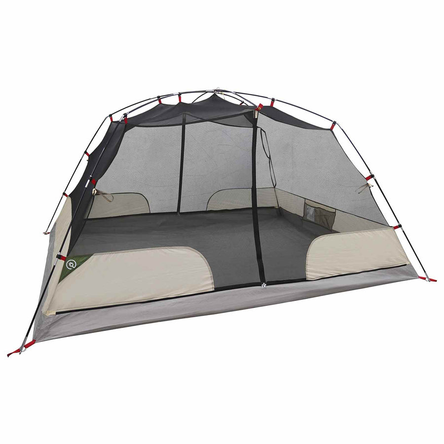 Backpacking Tent Groen 4-persoons 185T Polyester met PU Coating