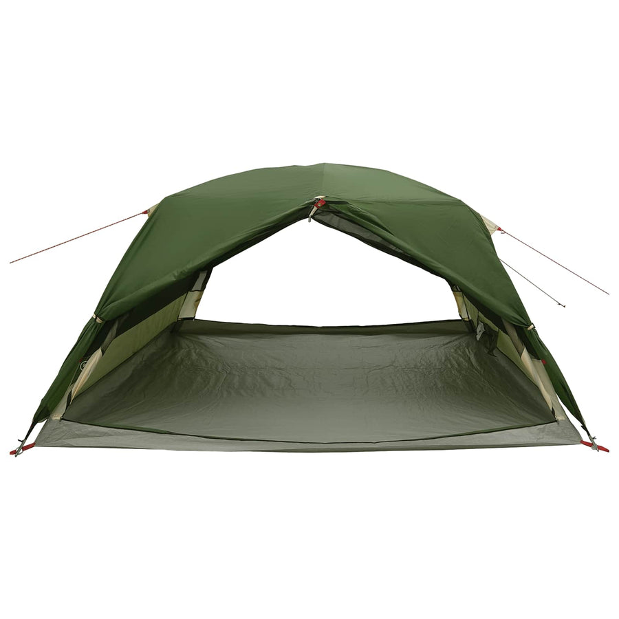Backpacking Tent Groen 4-persoons 185T Polyester met PU Coating