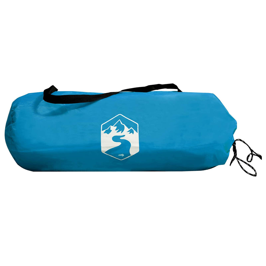 Backpacking Tent Blauw 4-persoons 185T Polyester met PU Coating