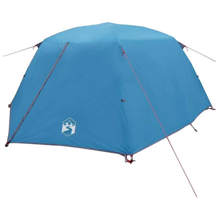 Backpacking Tent Blauw 4-persoons 185T Polyester met PU Coating