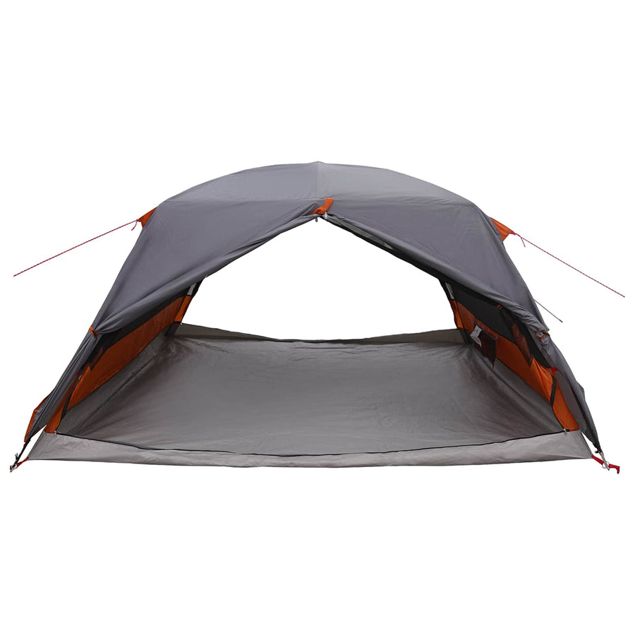 Backpacking Tent Grijs en Oranje 4-persoons