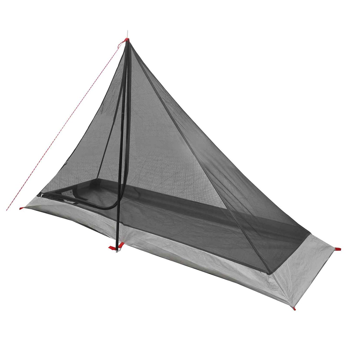 Backpacking Tent Grijs en Oranje 222 x 85 x 125 cm