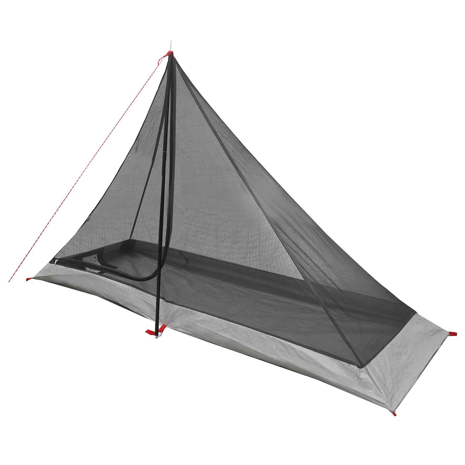 Backpacking Tent Grijs en Oranje 222 x 85 x 125 cm