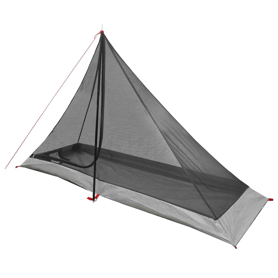 Backpacking Tent Grijs en Oranje 222 x 85 x 125 cm