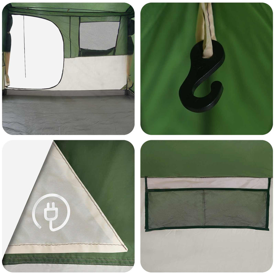 Tunneltent Groen 475 x 220 x 192 cm