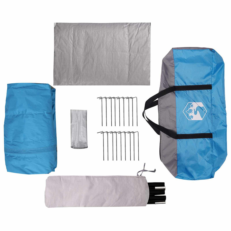 Tunneltent Blauw 475 x 220 x 192 cm
